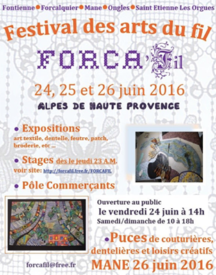 Stages à Forcalquier, les 23, 24 et 25 juin 2016