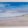 Plage de Bretagne aux pastels