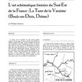 L'art schématique linéaire du Sud-Est de la France : La Tune de la Varaime (Boulc-en-Diois, Drôme) - Persée