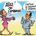 Humour: françois Hollande et Ségolène Royale