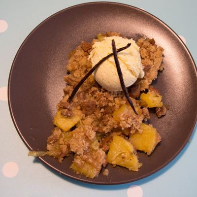 Crumble Ananas/spéculoos