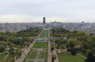 De la tour Eiffel.