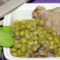 Agneau aux petits pois et à la menthe