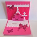 Kirigami princesse et papillons 