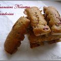 Financiers noisettes framboises (recette WW)