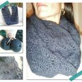 Snood dentelle au crochet