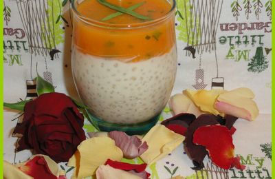 VERRINE DE RISOTTO D'ORGE PERLE, GELEE DE MELON A L'ESTRAGON