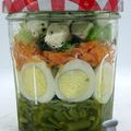 Salade en bocal