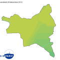 Qualité de l'air à la mis-journée du vendredi 28 décembre 2012