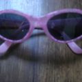 lunettes de soleil roses 5-6 ans