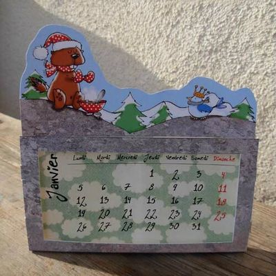 Le calendrier nouveau est arrivé!