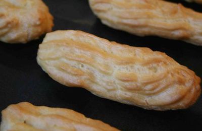 Eclairs à la pistache 