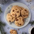 Cookies à la crème de marrons & marrons glacés #Noël #vegan #glutenfree