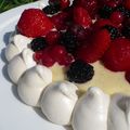 Quand les fruits rouges envahissent mon congélateur....Meringue aux fruits rouges