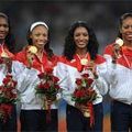 JO 2008, Athlé - Le 4x400 F pour les USA