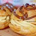 Eclair garni de crème à la confiture de lait Raffolé