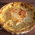 Tarte citron au fromage frais