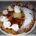  Gâteau surprenant aux poires, cuisson à la poêle