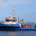 L’éolien en mer en baie de Saint Brieuc une société Française « Thomas services maritimes » présente avec ses remorqueurs