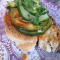 Bruschetta aux courgettes