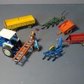 Britains et Dinky Toys, des engins agricoles des années 70 ! Colorés, vintage et made in England ! 