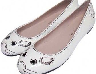 Marc by Marc Jacobs Mouse Ballerina Pumps