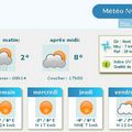 Météo du 24 Novembre 2008