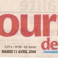 Courrier de l'Ouest du 1 février 2007