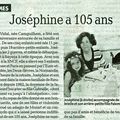 105 ans : La Dépêche