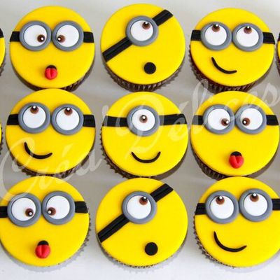 Trooop mignons ces cupcakes Minions ! Ils se