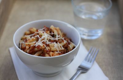 Comfort food : pâtes au veau façon bolognaise