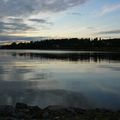 Promenade au bord du lac à Jyväskylä