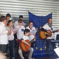 Les jeunes ont fêté l'Europe sous les Halles