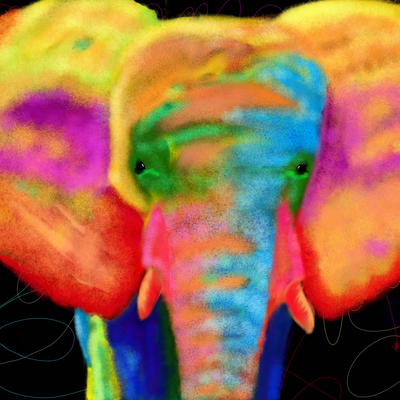 L’éléphant finalisé 