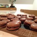 Macarons au chocolat à la fleur de sel