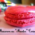 Macarons aux "Mentos cerise"