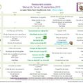 Menus du 1er septembre au 18 décembre 2015