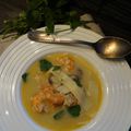 SOUPE Asiatique Lait de Coco et Crevettes