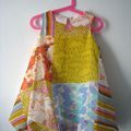 *** Robe boule façon patchwork ***