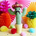 Crochet ~ cactus mexicain / patron Armigurumi