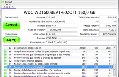 Vérifier l'état de santé du disque dur de votre ordinateur