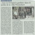 Article de l'Indépendant sur le concert "Jazz in Octopus Garden"