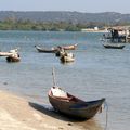 bateaux au calme près de Nha Trang