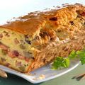 Savourer le délicieux cake salé au jambon et aux olives de Délices d’Annie