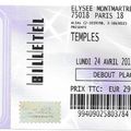 Temples - Lundi 24 Avril 2017 - Elysée Montmartre (Paris)