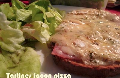 Tartines façon Pizza 