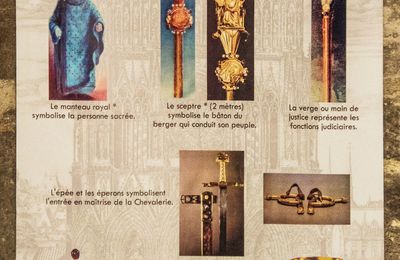 Les regalia du Royaume de France, objets symboliques de nos Rois