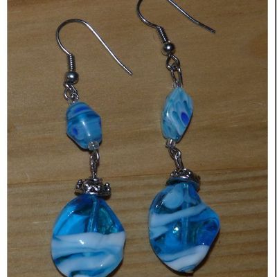 Ma première paire de boucles d'oreilles que je monte !