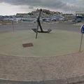 Rond-point à Ibiza (Espagne)