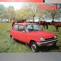 Une documentation anglaise sur la Renault 5 de 1974 !